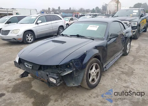 2002 Ford Mustang из США, поврежденный, VIN 1FAFP40472F142271